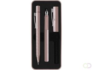 Faber Castell FC-201539 Giftbox Balpen en Vulpen Grip 2011 Pale Rose