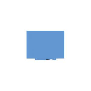 Whiteboard Skincolor, plaatstaal, gelakt, b x h = 1000 x 1000 mm, blauw