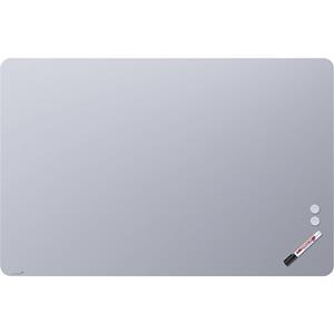 Legamaster Mat glassboard, ronde hoeken, veiligheidsglas, b x h = 1500 x 1000 mm, pastelblauw