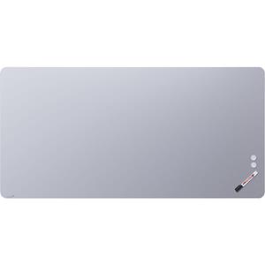 Legamaster Mat glassboard, ronde hoeken, veiligheidsglas, b x h = 2000 x 1000 mm, pastelblauw