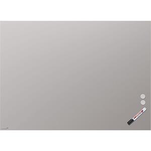 Legamaster Mat glassboard, veiligheidsglas, b x h = 1200 x 900 mm, warmgrijs