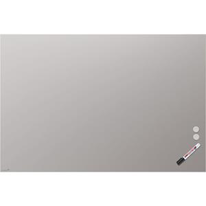 Legamaster Mat glassboard, veiligheidsglas, b x h = 1500 x 1000 mm, warmgrijs