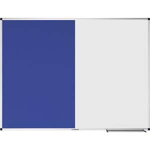 Legamaster UNITE-combibord, vilt en magnetisch staal, b x h = 1200 x 900 mm, wit/blauw