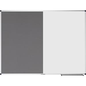 Legamaster UNITE-combibord, vilt en magnetisch staal, b x h = 1200 x 900 mm, wit/grijs
