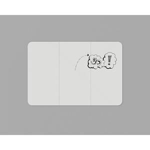 Chameleon Design-XXL-whiteboard VisuWall, plaatstaal, geëmailleerd, b x h = 2940 x 1980 mm