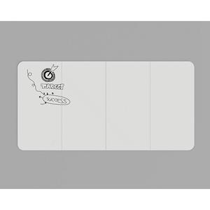 Chameleon Design-XXL-whiteboard VisuWall, plaatstaal, geëmailleerd, b x h = 3920 x 1980 mm