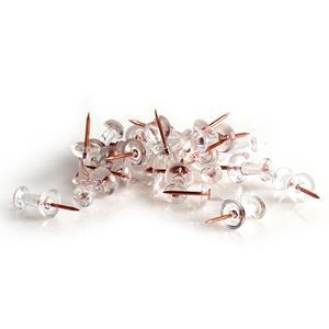Zeller Punaises - set 25x - rose goud - voor prikbord -