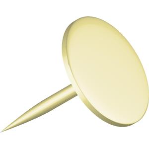 Alco Punaises plat - set 300x - goud - voor prikbord -