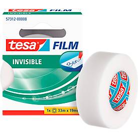 Tesa plakband, mat/onzichtbaar, 33 m x 19 mm, 10 rollen