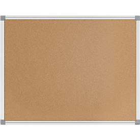 Maul standard prikbord kurk, 450 x 600 mm, montage aan de wand