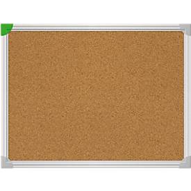 Franken kurkbord U-Act! Line, wandmontage in staand en liggend formaat, aluminium frame, 600x800 mm