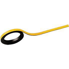 Schäfer Shop Select MAUL magneetbanden, beschrijfbaar, 2 stuks, L 1000 x B 5 mm, geel
