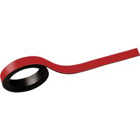 Schäfer Shop Select MAUL magneetbanden, beschrijfbaar, L 1000 x B 10 mm, 2 stuks, rood