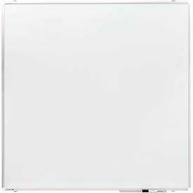 Legamaster Whiteboard PREMIUM PLUS  - geëmailleerd - B 1200 x H 1200 mm - met afleggoot