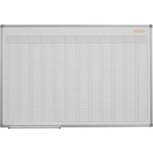 Eurokraft basic Jaarplanner, neutraal, met verticale maandindeling, b x h = 900 x 600 mm