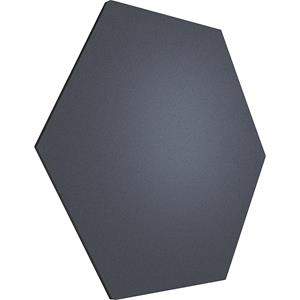 Chameleon Design prikbord zeshoekig, kurk, b x h = 600 x 600 mm, antraciet