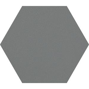 Chameleon Design prikbord zeshoekig, kurk, b x h = 600 x 600 mm, donkergrijs