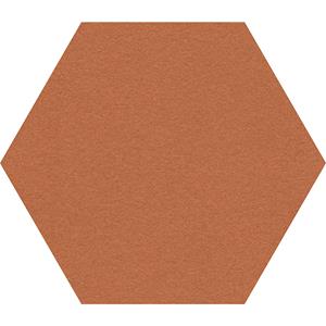 Chameleon Design prikbord zeshoekig, kurk, b x h = 600 x 600 mm, cognac