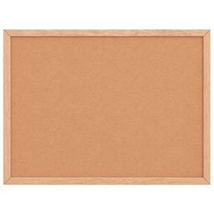 vidaXL Kurkbord met massief grenenhouten frame 40x30 cm