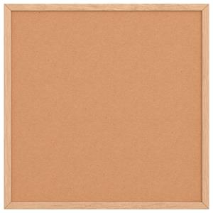 vidaXL Kurkbord met massief grenenhouten frame 40x40 cm