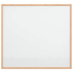 vidaXL Magnetisch whiteboard met massief grenenhouten frame 60x55 cm