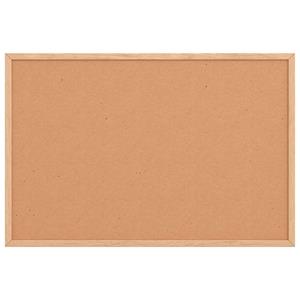 vidaXL Kurkbord met massief grenenhouten frame 60x40 cm