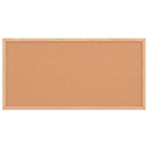 vidaXL Bord in kurk met massief grenenhouten frame 60x30 cm