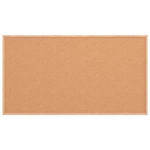 vidaXL Kurkbord met massief grenenhouten frame 100x55 cm