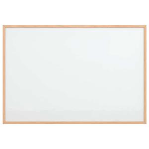 vidaXL Magnetisch whiteboard met massief grenenhouten frame 80x55 cm