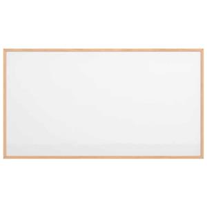 vidaXL Magnetisch whiteboard met massief grenenhouten frame 100x55 cm