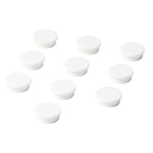 IVOL Whiteboard Magneten 20 mm - Wit - 10 Stuks