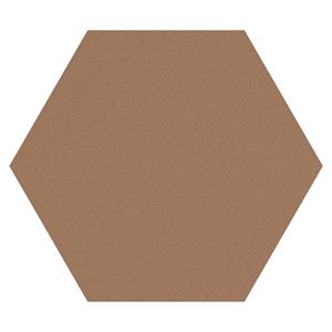 Smit Visual Design prikbord zeshoek - kleurcode 2166 - Lichtbruin