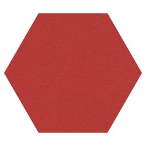 Smit Visual Design prikbord zeshoek - kleurcode 2210 - Rood