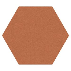 Smit Visual Design prikbord zeshoek - kleurcode 2207 - Cognac