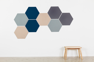Smit Visual Design prikbord zeshoek - keuze uit vele kleuren