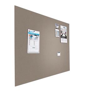 Smit Visual Prikbord bulletin - Zwevend - 120x180 cm - Grijs
