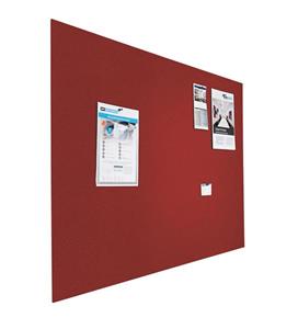Smit Visual Prikbord bulletin - Zwevend - 90x120 cm - Rood
