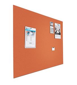 Smit Visual Prikbord bulletin - Zwevend - 60x90 cm - Oranje