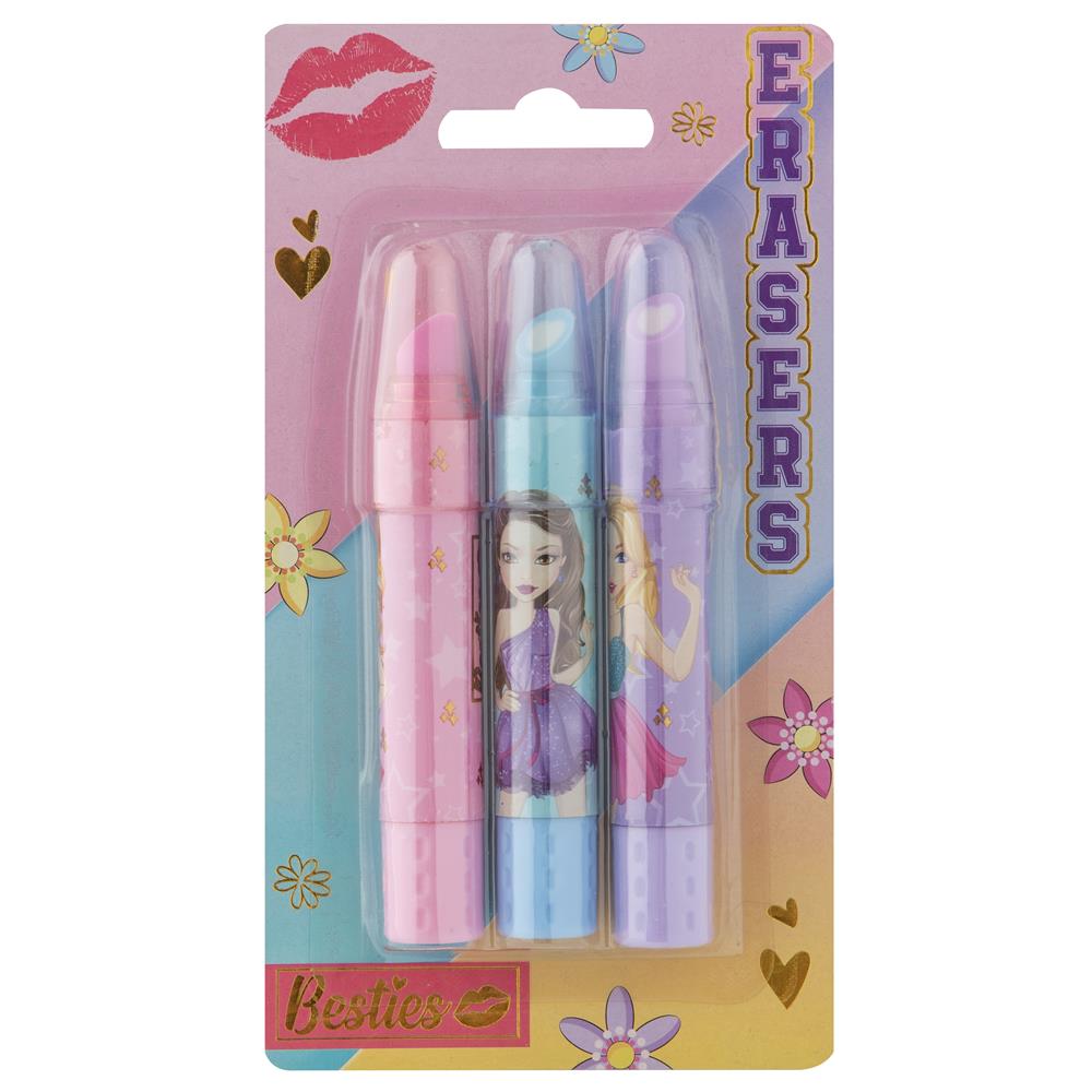 Besties lippenstickgum, 3st.