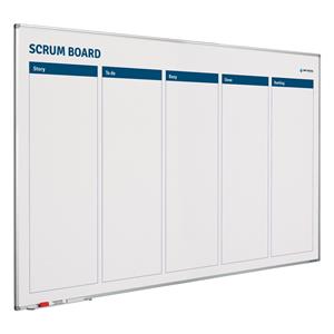 Smit Visual Whiteboard Scrum verbeterbord - 100x150 cm