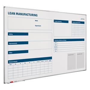 Smit Visual Whiteboard Productie verbeterbord - 100x100 cm