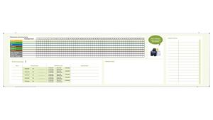 Smit Visual Whiteboard Bedrukt - 120 x 300 cm