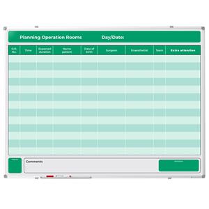 Smit Visual Whiteboard Bedrukt - 90 x 120 cm