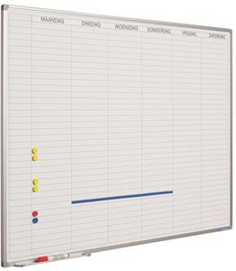 Smit Visual Weekplanner werkdagen - 60x90 cm