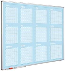 Smit Visual Jaarplanner blauw - 90x120 cm - Januari-December