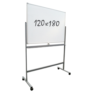 IVOL Whiteboard Verrijdbaar - Dubbelzijdig - Magnetisch - 120x180 cm
