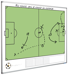 Smit Visual Whiteboard met voetbalveld - 90 x 120 cm