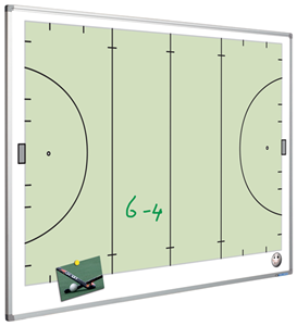Smit Visual Whiteboard met hockeyveld - 90 x 120 cm
