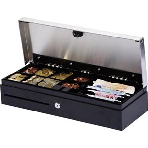 K-3 Kassalade Zwart Compact, Klapdeksel