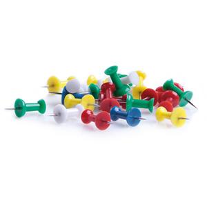 Zeller punaises - set 25x - gekleurd - voor prikbord -